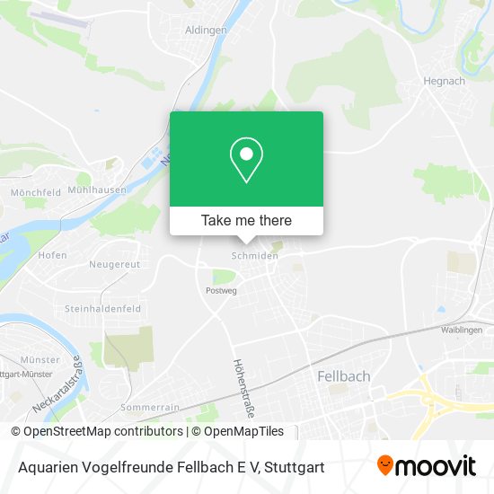 Aquarien Vogelfreunde Fellbach E V map
