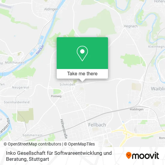 Карта Inko Gesellschaft für Softwareentwicklung und Beratung