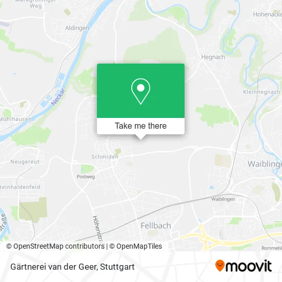 Карта Gärtnerei van der Geer