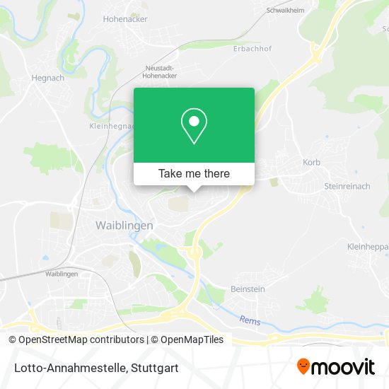 Lotto-Annahmestelle map