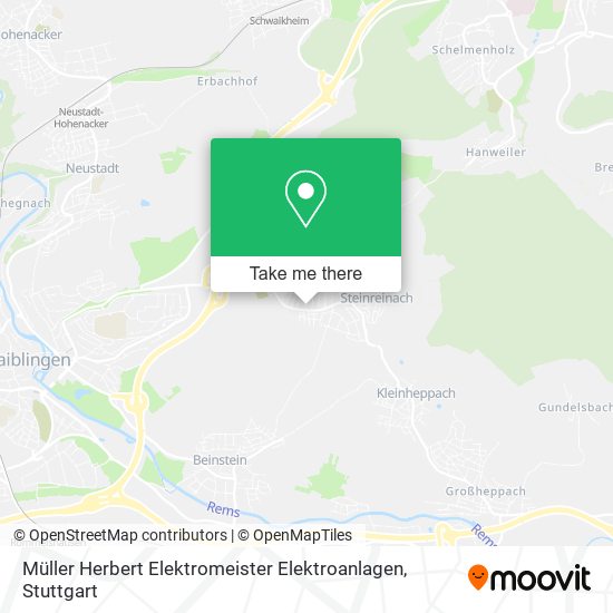 Müller Herbert Elektromeister Elektroanlagen map
