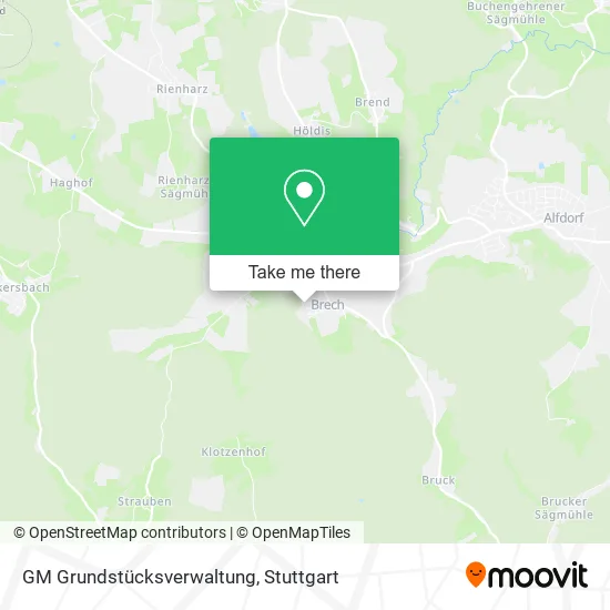 Карта GM Grundstücksverwaltung