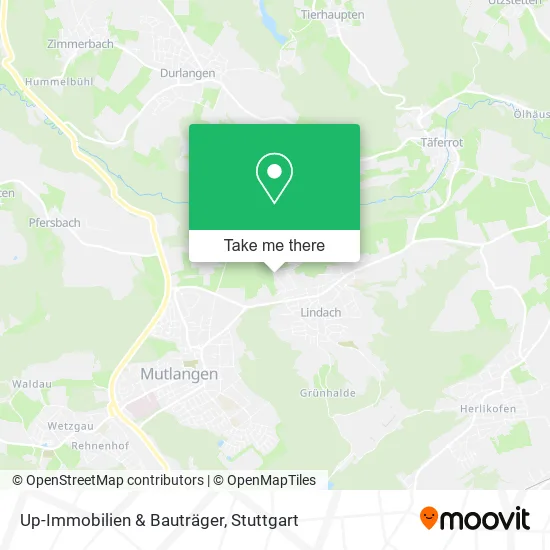 Карта Up-Immobilien & Bauträger