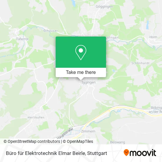 Карта Büro für Elektrotechnik Elmar Beirle