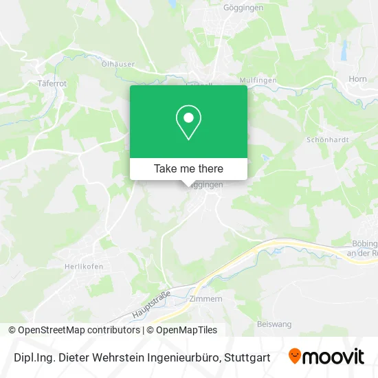 Карта Dipl.Ing. Dieter Wehrstein Ingenieurbüro