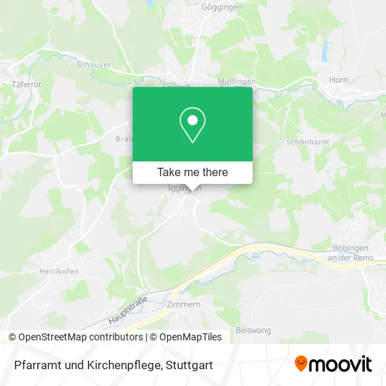 Карта Pfarramt und Kirchenpflege