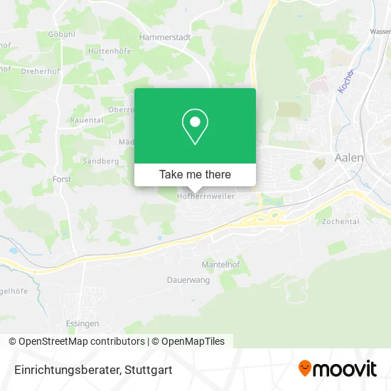 Карта Einrichtungsberater