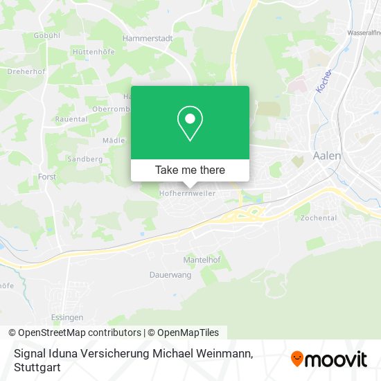 Карта Signal Iduna Versicherung Michael Weinmann