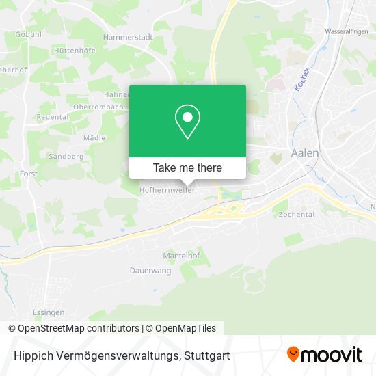 Hippich Vermögensverwaltungs map