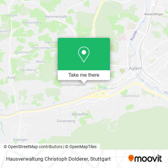 Hausverwaltung Christoph Dolderer map