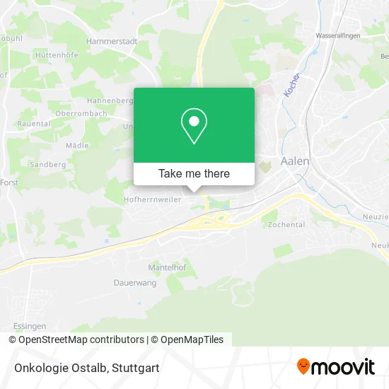 Карта Onkologie Ostalb