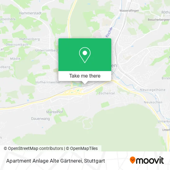 Карта Apartment Anlage Alte Gärtnerei