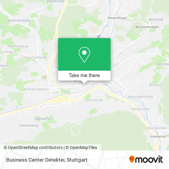 Карта Business Center Detektei