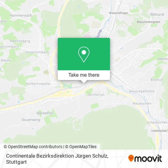 Карта Continentale Bezirksdirektion Jürgen Schulz