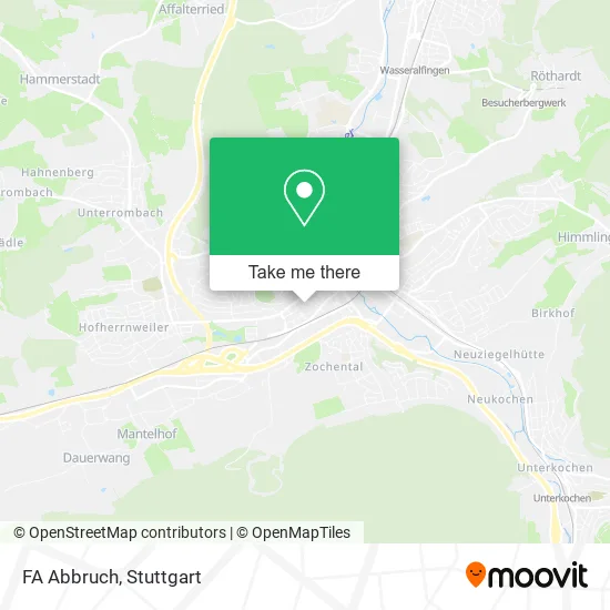Карта FA Abbruch