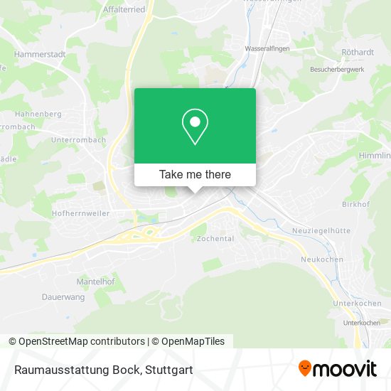 Raumausstattung Bock map