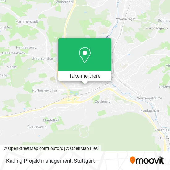 Карта Käding Projektmanagement