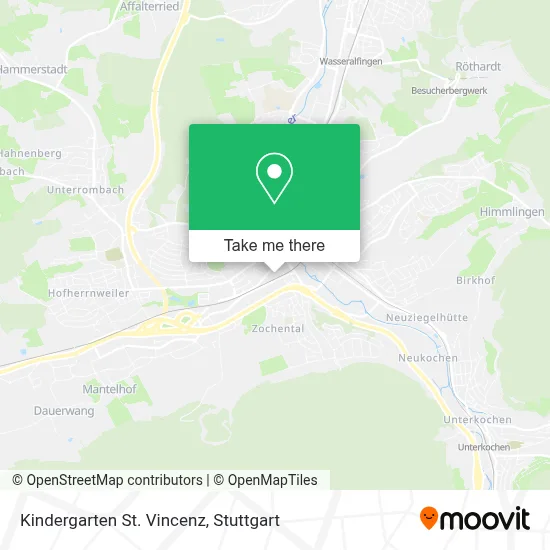 Kindergarten St. Vincenz map