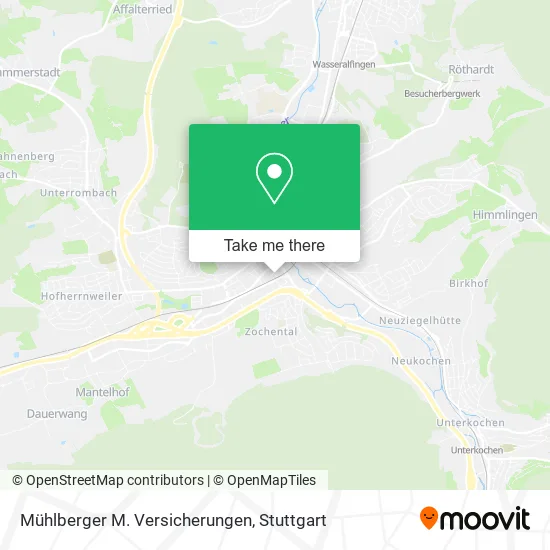 Карта Mühlberger M. Versicherungen