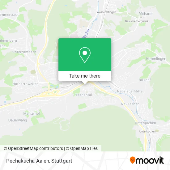 Карта Pechakucha-Aalen