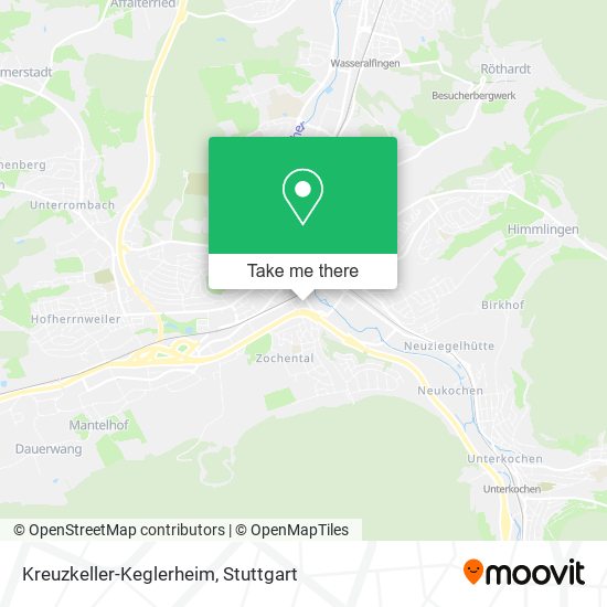 Kreuzkeller-Keglerheim map