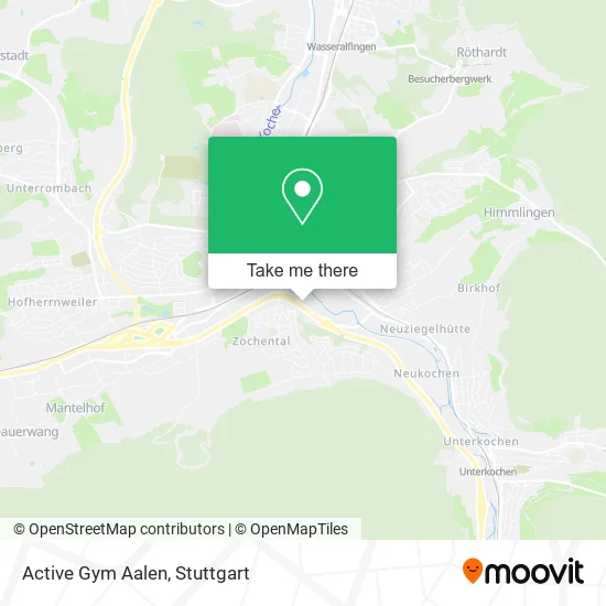 Карта Active Gym Aalen