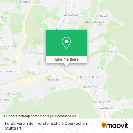 Карта Förderverein der Tiersteinschule Oberkochen