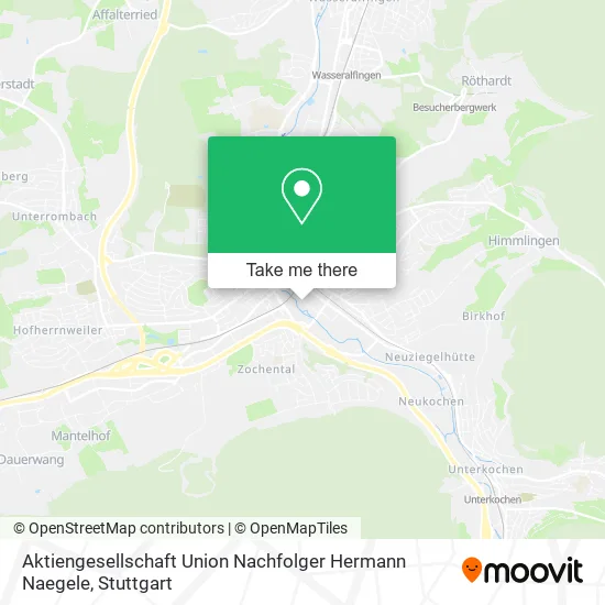 Aktiengesellschaft Union Nachfolger Hermann Naegele map