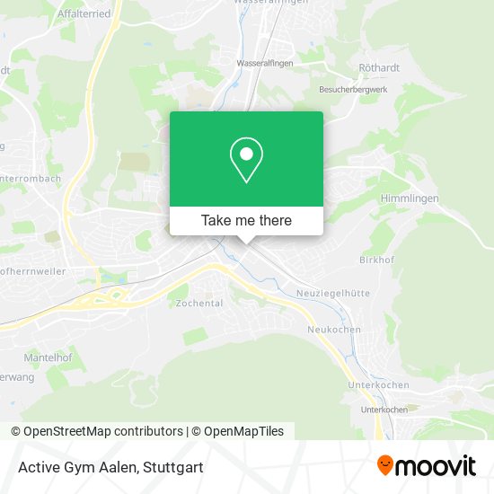 Active Gym Aalen map