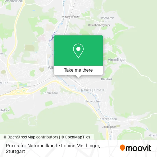 Карта Praxis für Naturheilkunde Louise Meidlinger