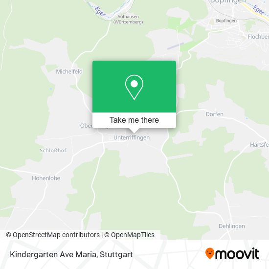 Kindergarten Ave Maria map
