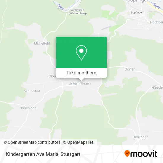 Карта Kindergarten Ave Maria