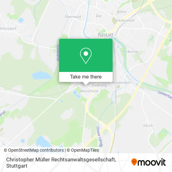 Карта Christopher Müller Rechtsanwaltsgesellschaft