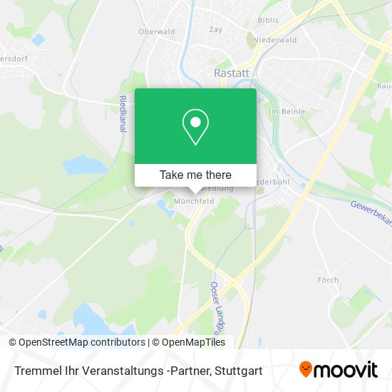 Tremmel Ihr Veranstaltungs -Partner map