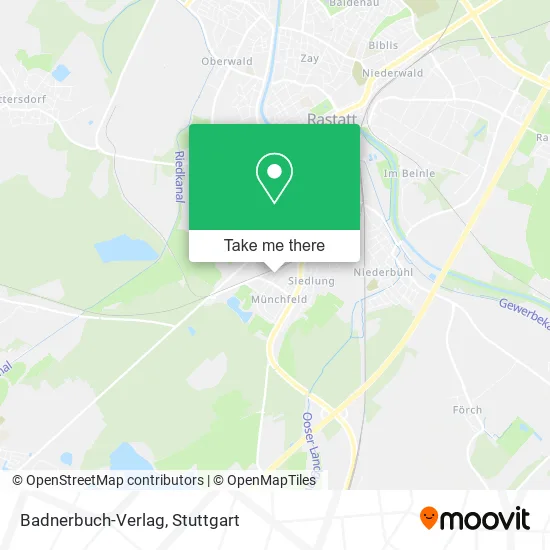 Карта Badnerbuch-Verlag