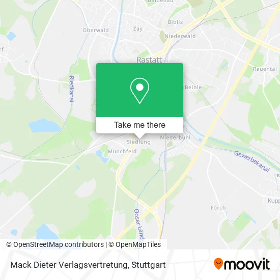 Карта Mack Dieter Verlagsvertretung