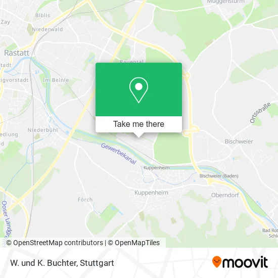 Карта W. und K. Buchter