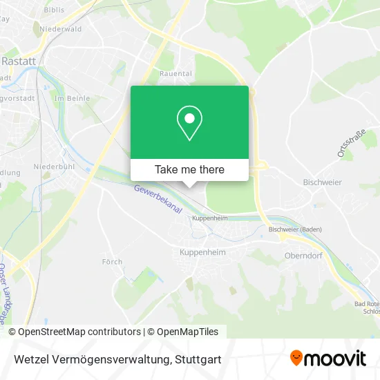 Карта Wetzel Vermögensverwaltung