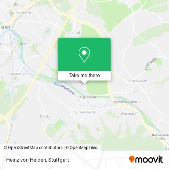 Heinz von Heiden map