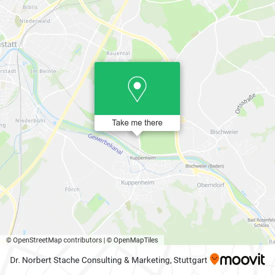 Dr. Norbert Stache Consulting & Marketing map