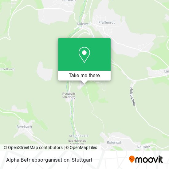 Карта Alpha Betriebsorganisation