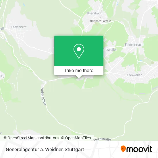 Generalagentur a. Weidner map