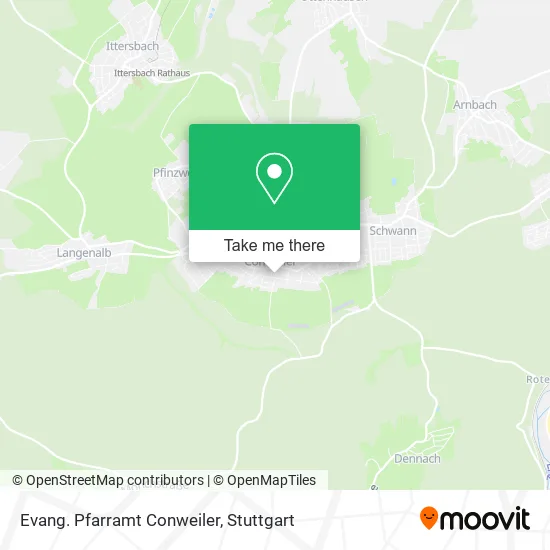 Карта Evang. Pfarramt Conweiler