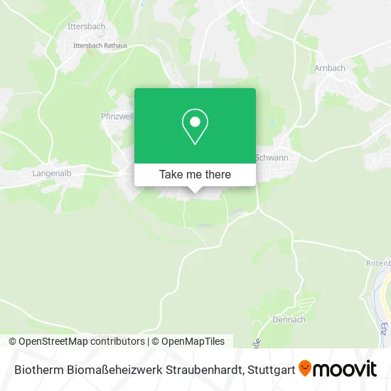 Карта Biotherm Biomaßeheizwerk Straubenhardt