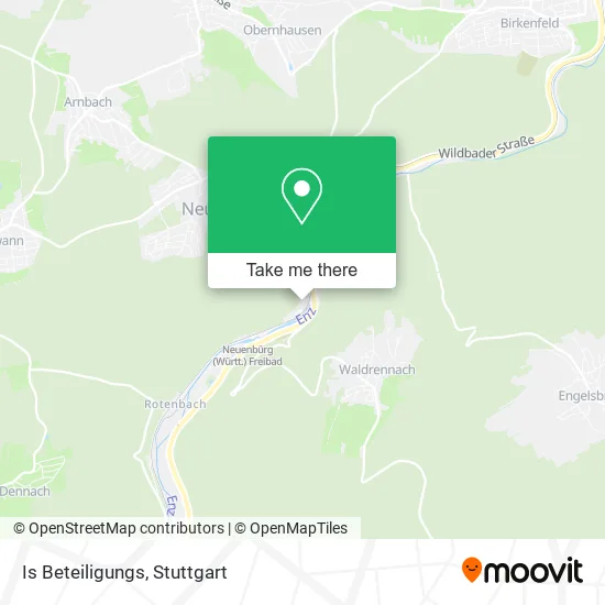 Карта Is Beteiligungs