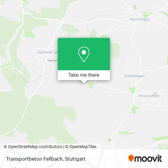 Transportbeton Fellbach map