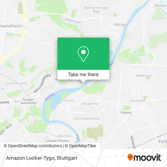 Карта Amazon Locker-Tygo