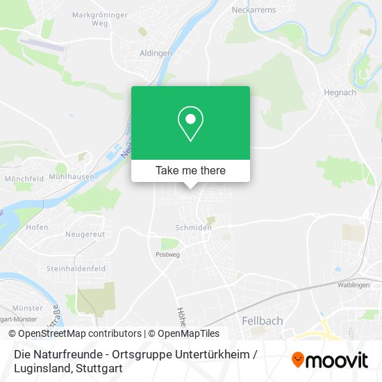 Die Naturfreunde - Ortsgruppe Untertürkheim / Luginsland map