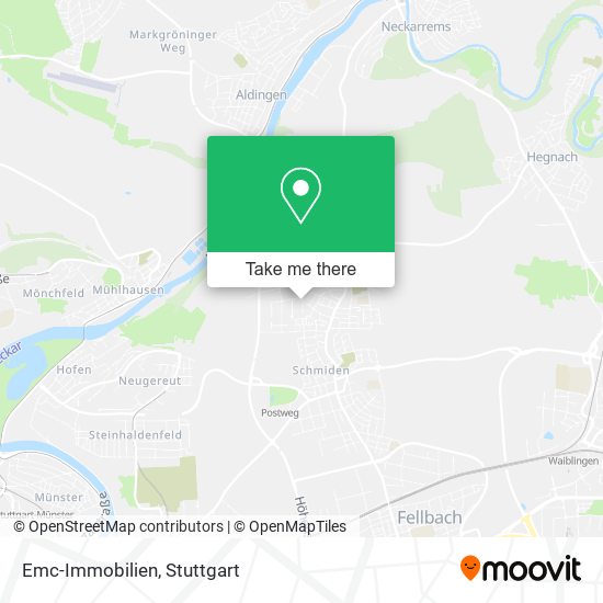 Emc-Immobilien map