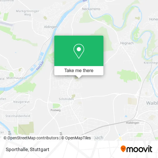 Карта Sporthalle